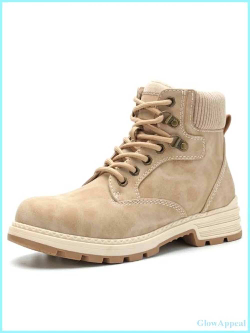 Waterproof Winter Hiking Boots Ankle Booties Fur Lace Up Comfortable